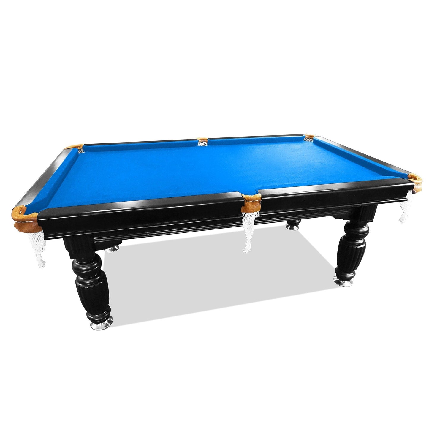 8-Foot Black Frame Slate Billiard Table — Full Kit, Professional Play