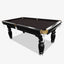 8-Foot Black Frame Slate Billiard Table — Full Kit, Professional Play