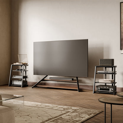 4-Tier Spatial Audio Rack — Compact Yet Capable Media Tower