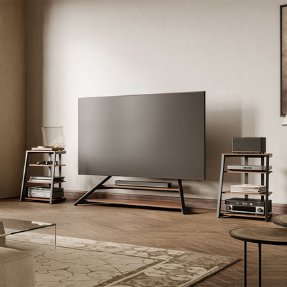 4-Tier Spatial Audio Rack — Compact Yet Capable Media Tower