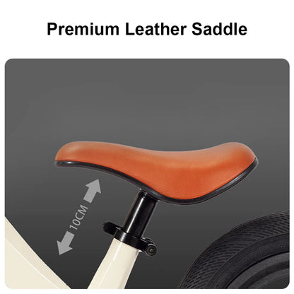 Urban Culture Homes High-Carbon Steel Ride-On Balance Bike | Durable Training Bicycle for Ages 2-6