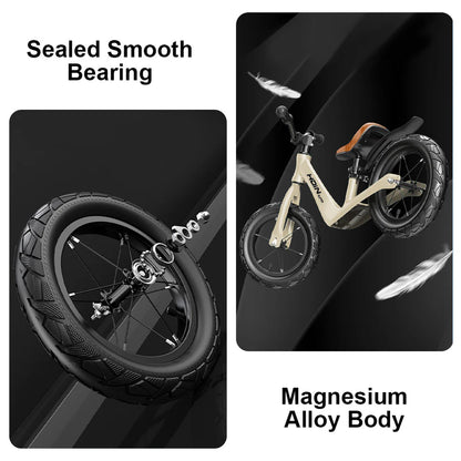 Urban Culture Homes Magnesium Alloy Ride-On Balance Bike | Lightweight Training Bicycle for Ages 3-7