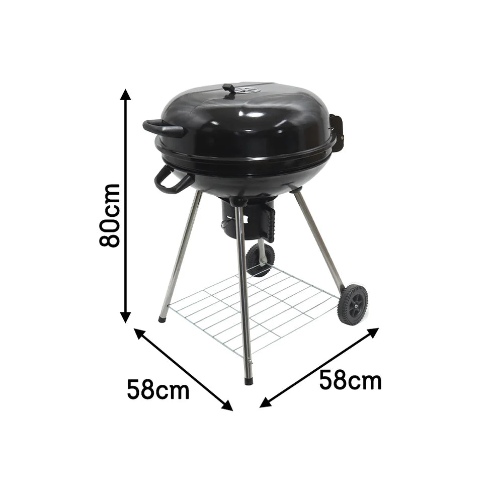 Portable Charcoal Grill For Outdoor Garden – Zinc Plated Grid, Lightweight Portable Design, Premium BBQ Equipment