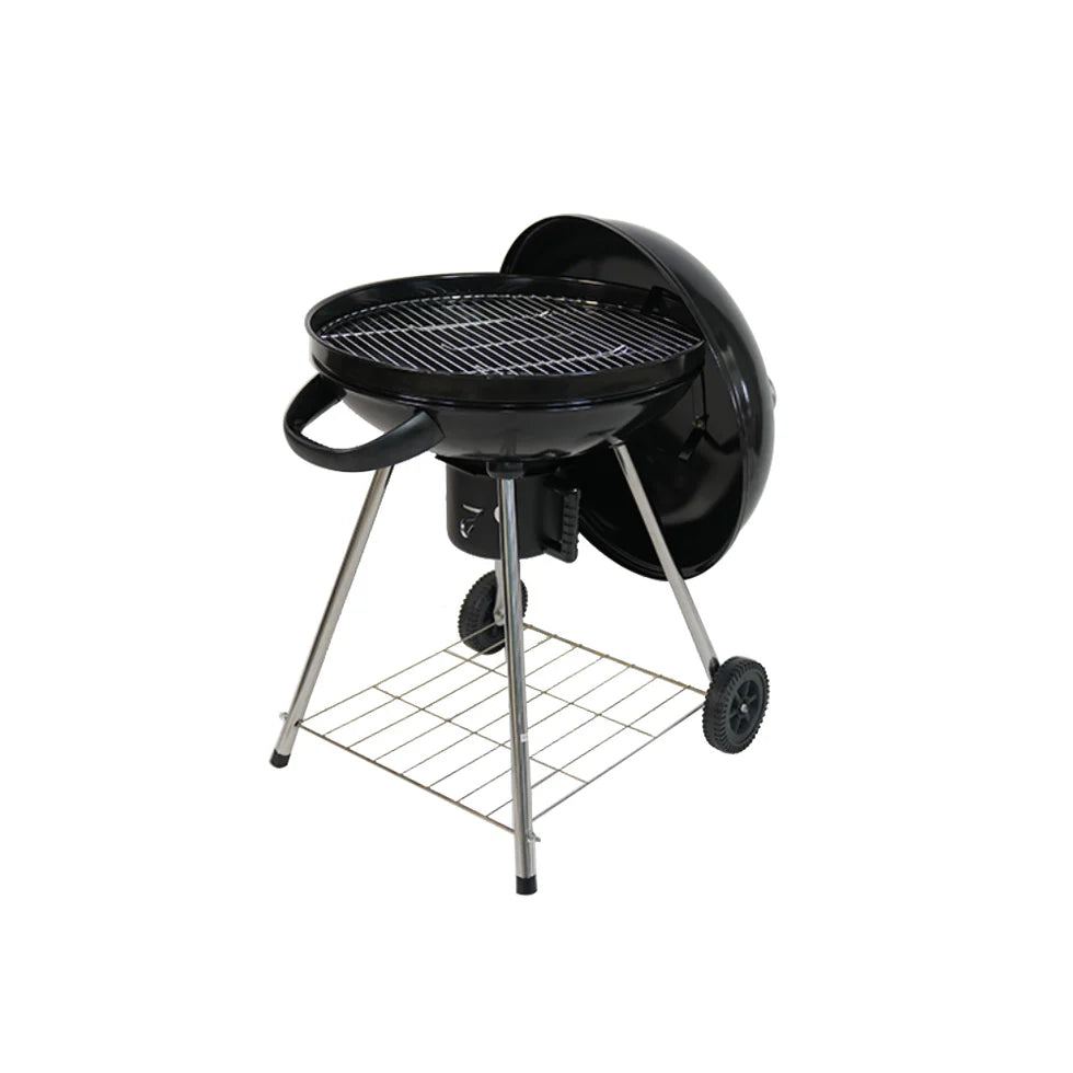 Portable Charcoal Grill For Outdoor Garden – Easy Assembly, Black Enamel Lid, Lightweight Portable Design, Premium BBQ Equipment