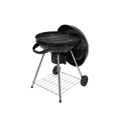 Portable Charcoal Grill For Outdoor Garden – Easy Assembly, Black Enamel Lid, Lightweight Portable Design, Premium BBQ Equipment