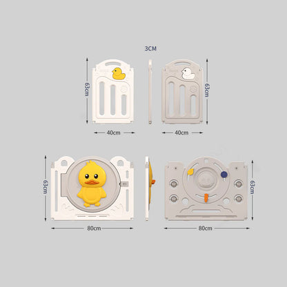 Urban Culture Homes Multiple Gameplay Foldable Children's Playpen | Modular Play Center with Activities & Mat