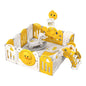 Urban Culture Homes Multiple Gameplay Foldable Children's Playpen | Modular Play Center with Activities & Mat