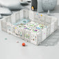 Urban Culture Homes Foldable Children's Playpen with Mat | Safe Play Space for Infants & Toddlers