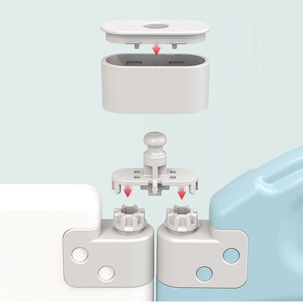 Urban Culture Homes Foldable Children's Playpen with Mat | Safe Play Space for Infants & Toddlers