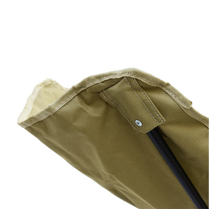 Reinforced Steel Frame Foldable Camping Chair – 3-Height Adjustable, Extendable Footrest, 120kg Capacity