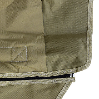 Reinforced Steel Frame Foldable Camping Chair – 3-Height Adjustable, Extendable Footrest, 120kg Capacity