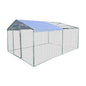 Chicken Run Enclosure with Cover | Galvanized Wire Mesh Cage