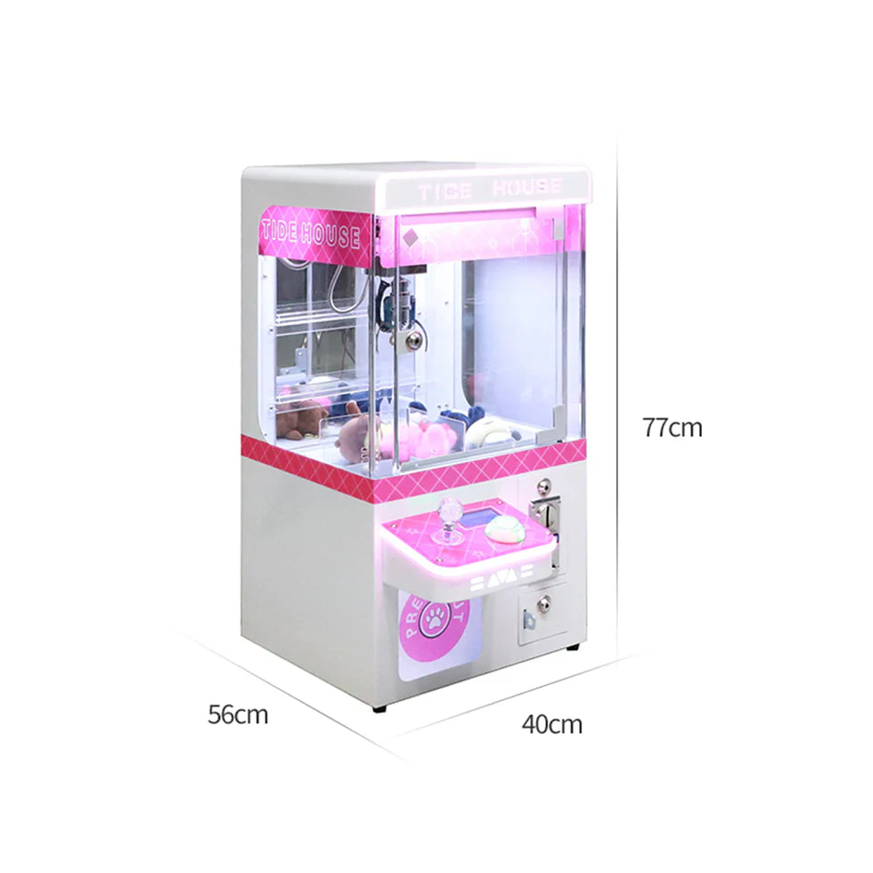 Urban Culture Homes Pink Claw Machine – Stable Program, Durable Materials, and LED Fun
