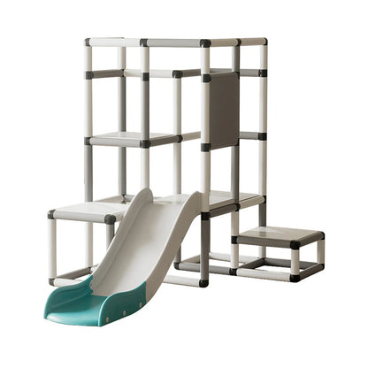 Urban Culture Homes Children's Climbing Frame With Slide | Modular Indoor/Outdoor Play Structure with Multiple Configurations