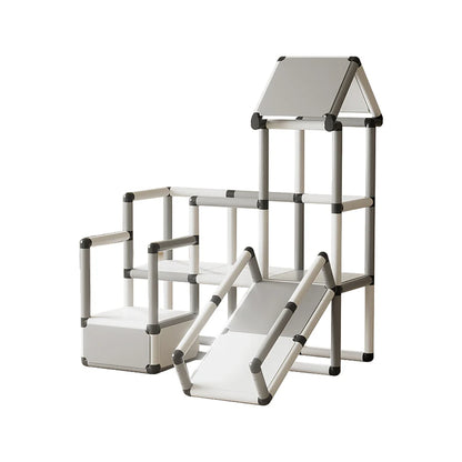 Urban Culture Homes Children's Climbing Frame With Slide | Modular Indoor/Outdoor Play Structure with Multiple Configurations