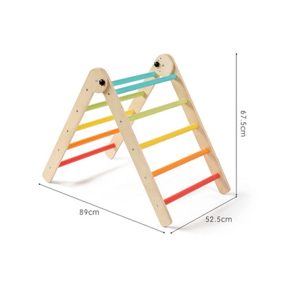 Urban Culture Homes Colorful Children's Climbing Frame | Lightweight Birch Plywood Climbing Structure