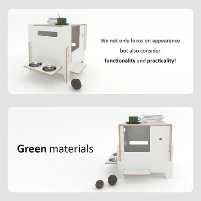 Minimalist Multi-functional CatNap Side Table