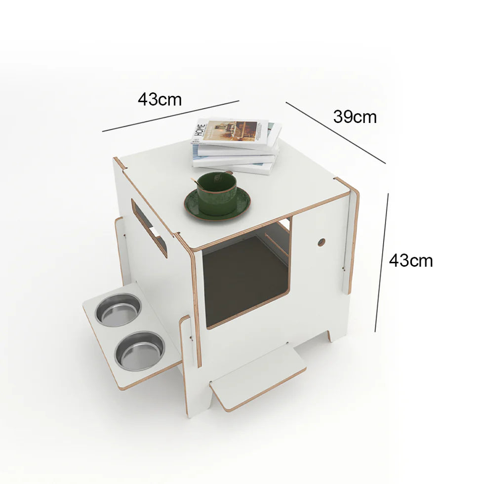 Minimalist Multi-functional CatNap Side Table