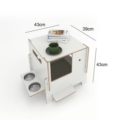 Minimalist Multi-functional CatNap Side Table