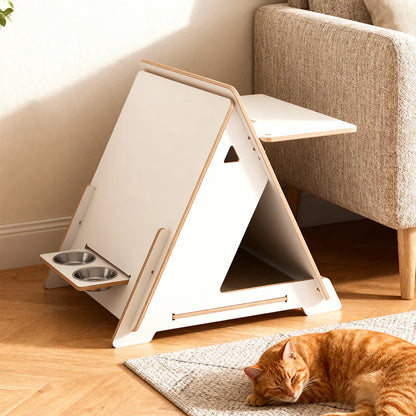 Minimalist Multi-functional Pharaoh-themed CatNap Side Table