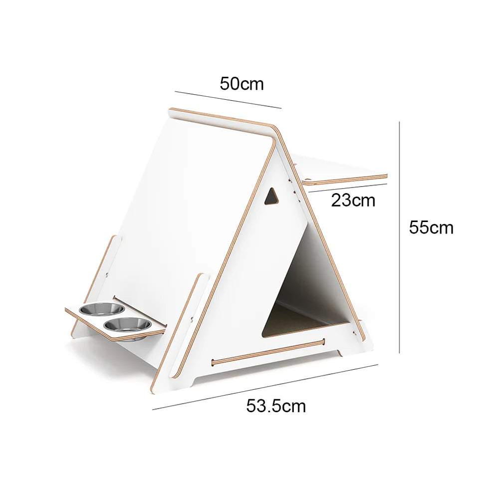 Minimalist Multi-functional Pharaoh-themed CatNap Side Table