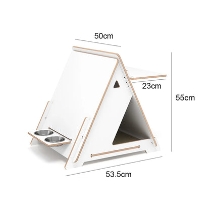 Minimalist Multi-functional Pharaoh-themed CatNap Side Table