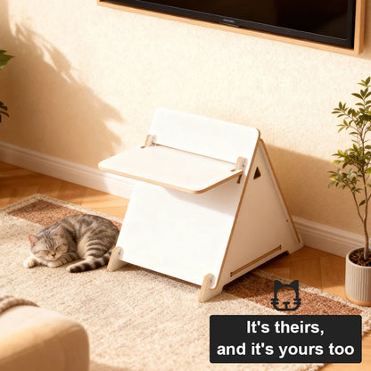 Minimalist Multi-functional Pharaoh-themed CatNap Side Table