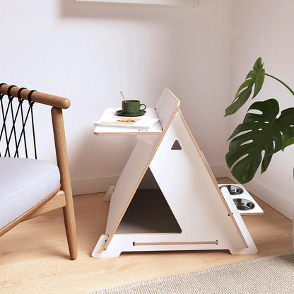 Minimalist Multi-functional Pharaoh-themed CatNap Side Table