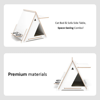 Minimalist Multi-functional Pharaoh-themed CatNap Side Table