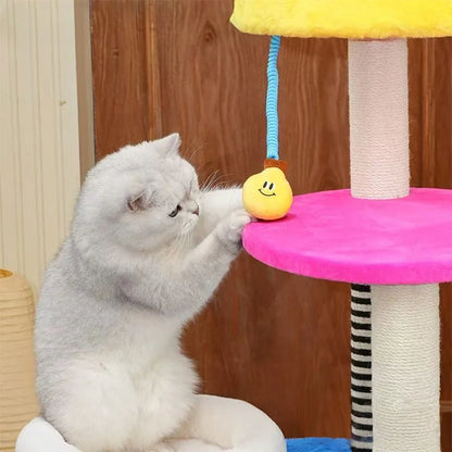 Multi-Functional Cat Tree 137cm | All-in-One Climbing and Sleeping Tower