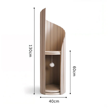 Lighthouse Cat Tree 130cm | Two-Tier Climbing Tower