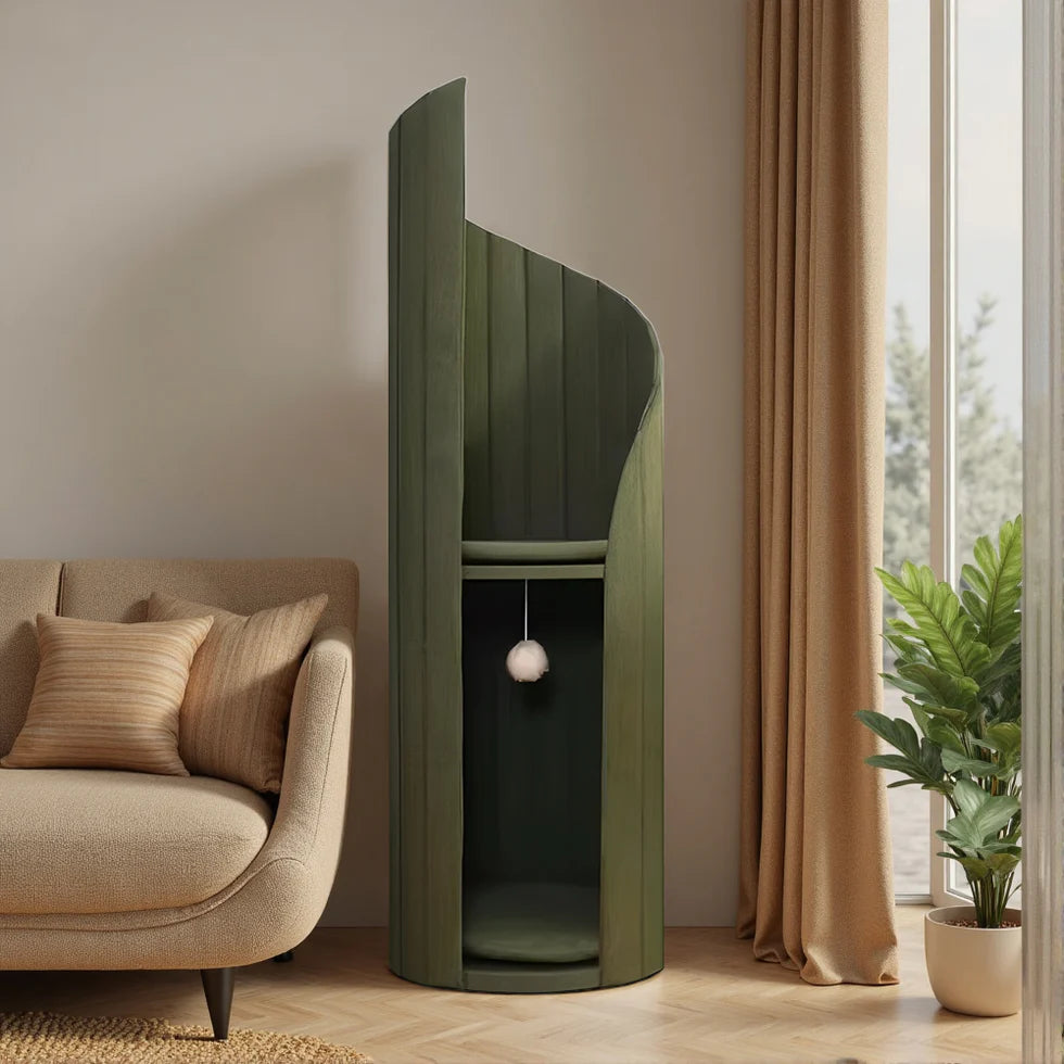 Lighthouse Cat Tree 130cm | Two-Tier Climbing Tower