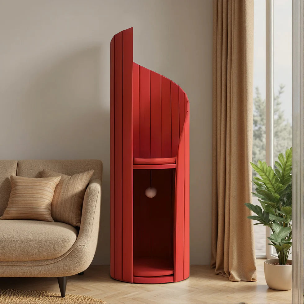 Lighthouse Cat Tree 130cm | Two-Tier Climbing Tower