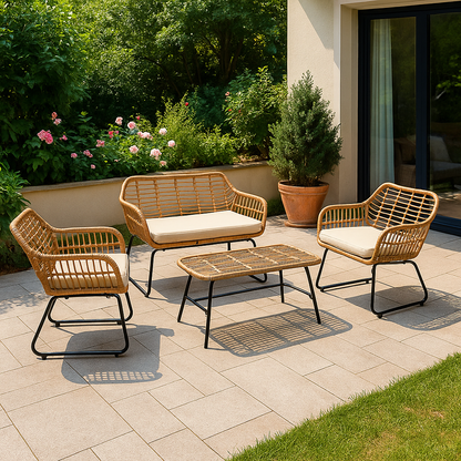 Cushions Modern Outdoor Lounge Set
