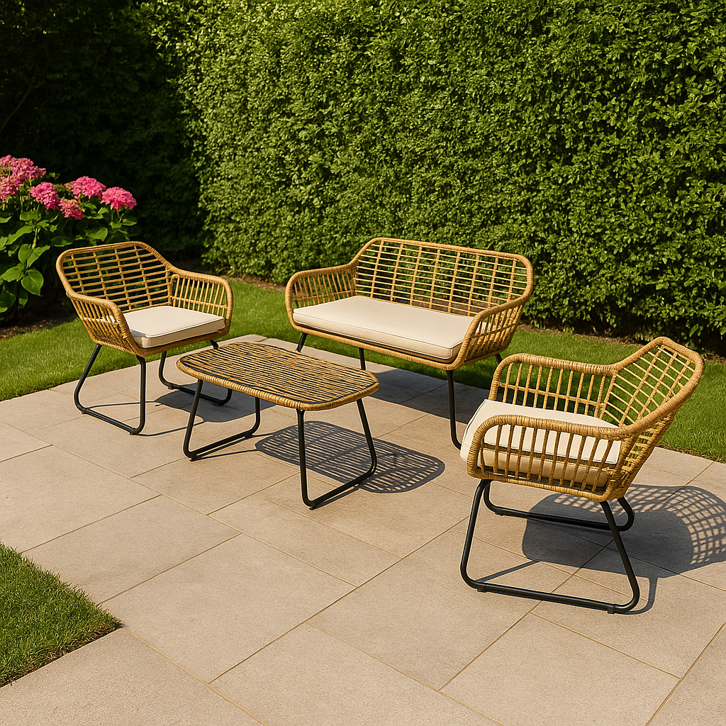 Cushions Modern Outdoor Lounge Set