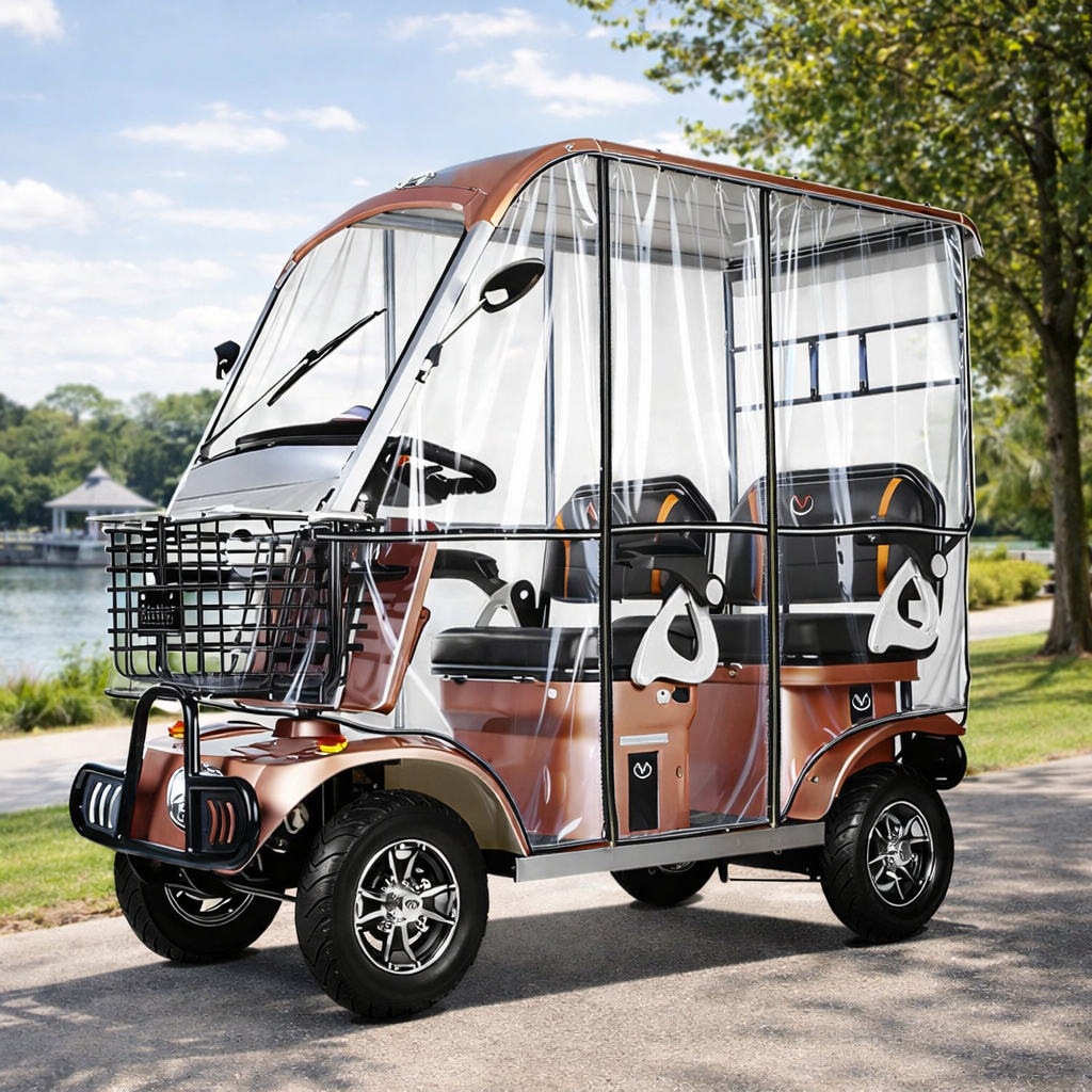 Electric Mobility Scooter 650W – Long-Range 35km, Anti-Theft, Reverse & Large Storage