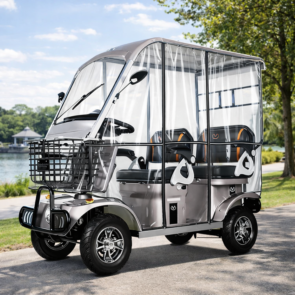 Electric Mobility Scooter 650W – Long-Range 35km, Anti-Theft, Reverse & Large Storage