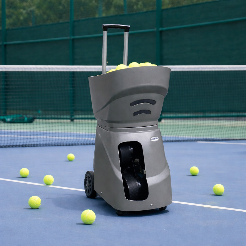 Portable Professional Tennis Ball Machine – Adjustable Speed, Spin & Smart Remote Control Training System