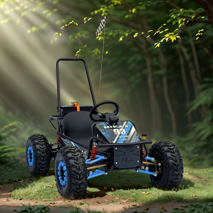 1000W Off-Road Electric Go Kart with Brushless Motor