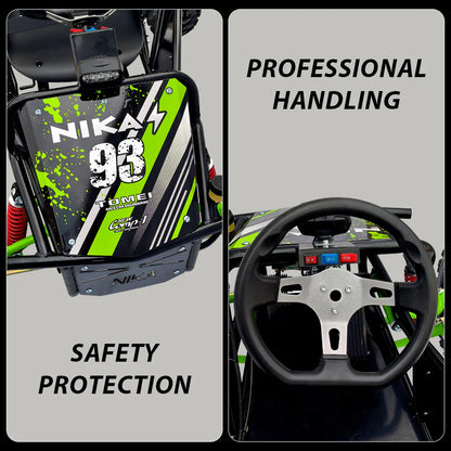 1000W Off-Road Electric Go Kart with Brushless Motor