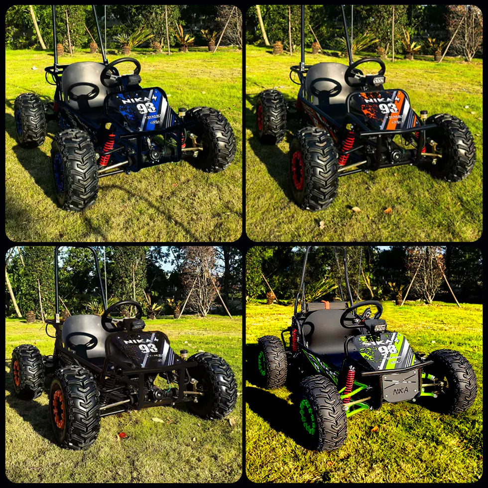 1000W Off-Road Electric Go Kart with Brushless Motor