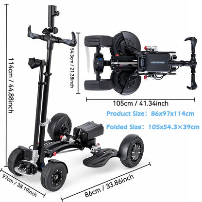 ESWING ES-1388 Pro golf scooter dimensions