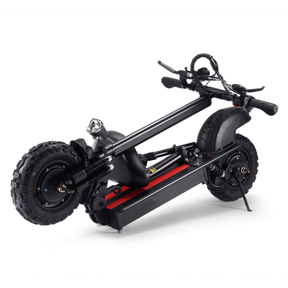 Dual 1000W Motors (3600W Peak) 11-Inch All-Terrain Folding Electric Scooter – Black