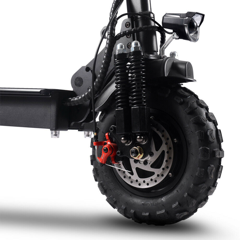 Dual 1000W Motors (3600W Peak) 11-Inch All-Terrain Folding Electric Scooter – Black