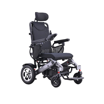 250W Foldable Electric Wheelchair – Lightweight Aluminium Frame, Dual Motors with Reclining Backrest
