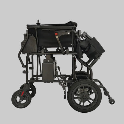 Foldable Electric Wheelchair – Dual Motor Mobility with 10–15km Range, Compact & Travel-Ready