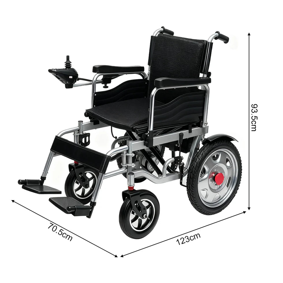 Safe and Easy-to-Use 500W Electric Wheelchair – Dual Mode, AI Assistance, Advanced Shock Absorption, 150kg Capacity