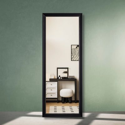 Prism Black Frame Full-Length Mirror - Lifestyle