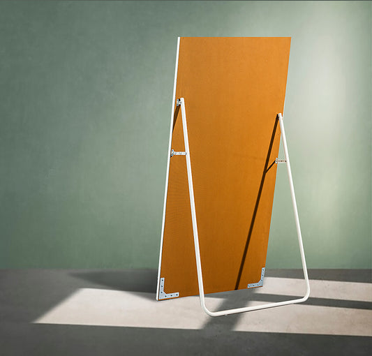 Champagne Plaster Full-Length Mirror
