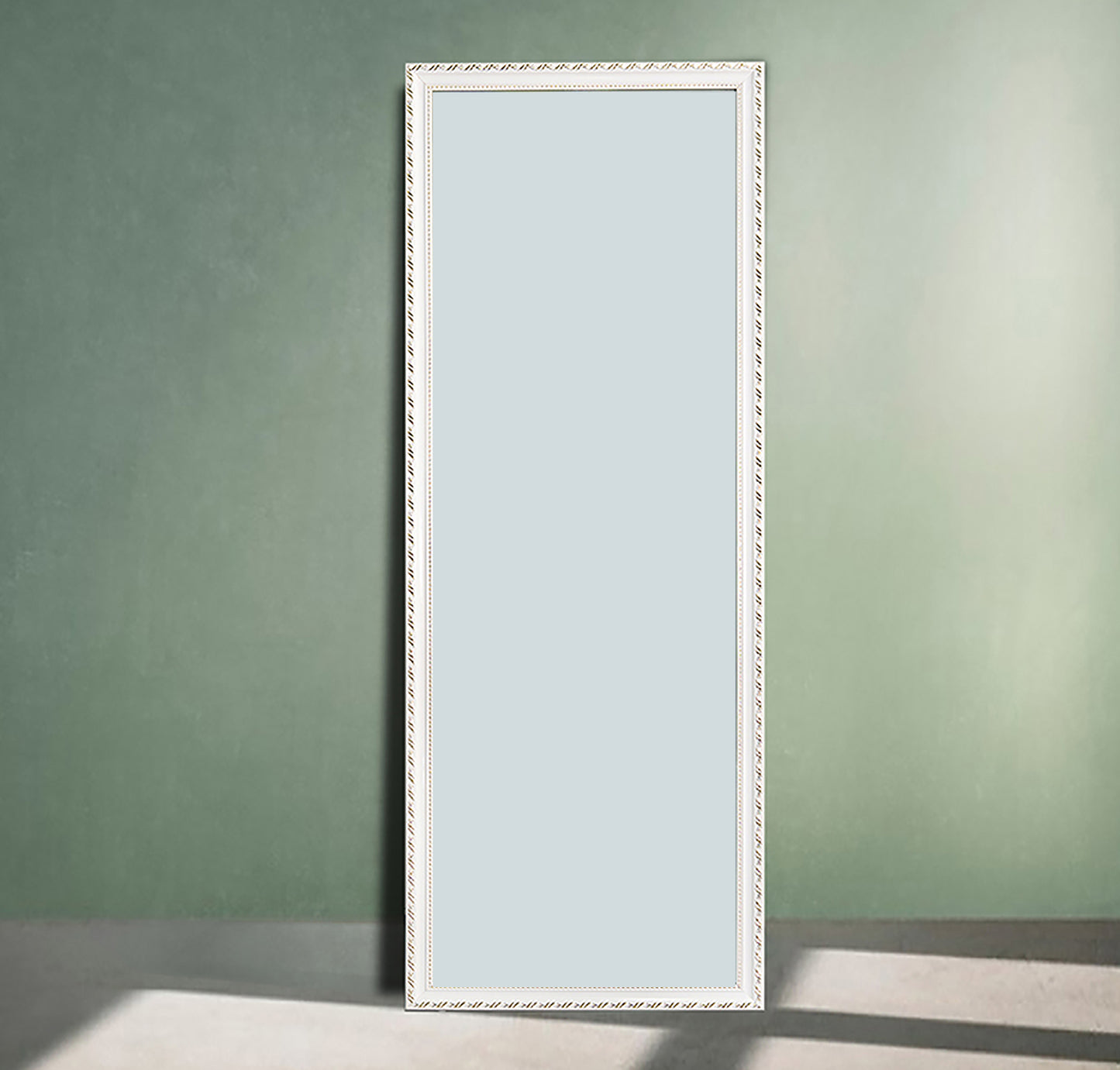Champagne Plaster Full-Length Mirror